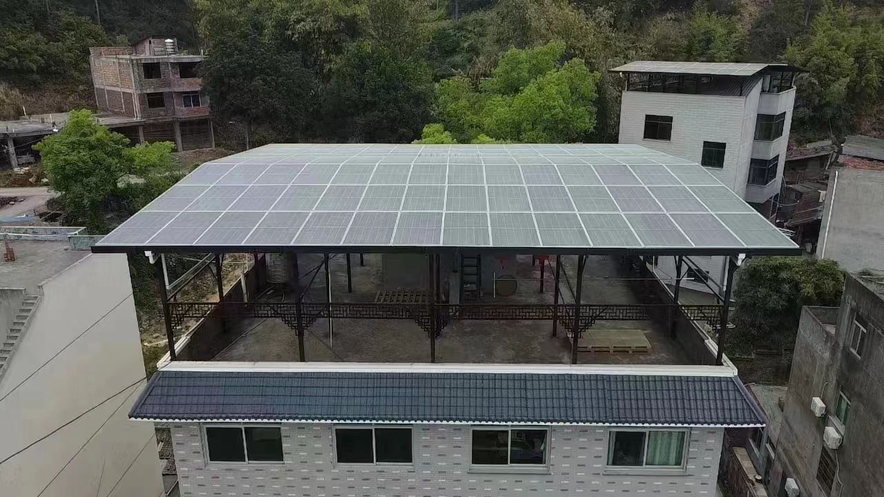 广水15kw+10kwh自建别墅家庭光伏储能系统